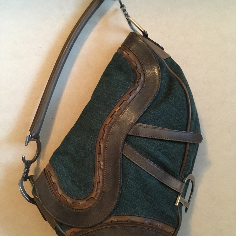 SOLD! Authentic Christian Dior Saddle Bag - Picture 3 of 12